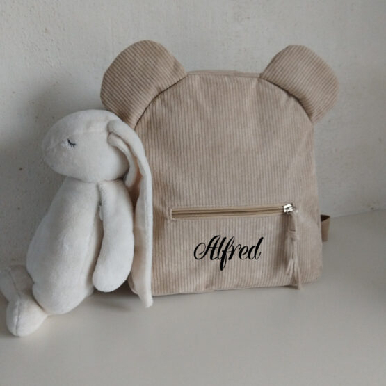 Børnetaske med navn Bamse